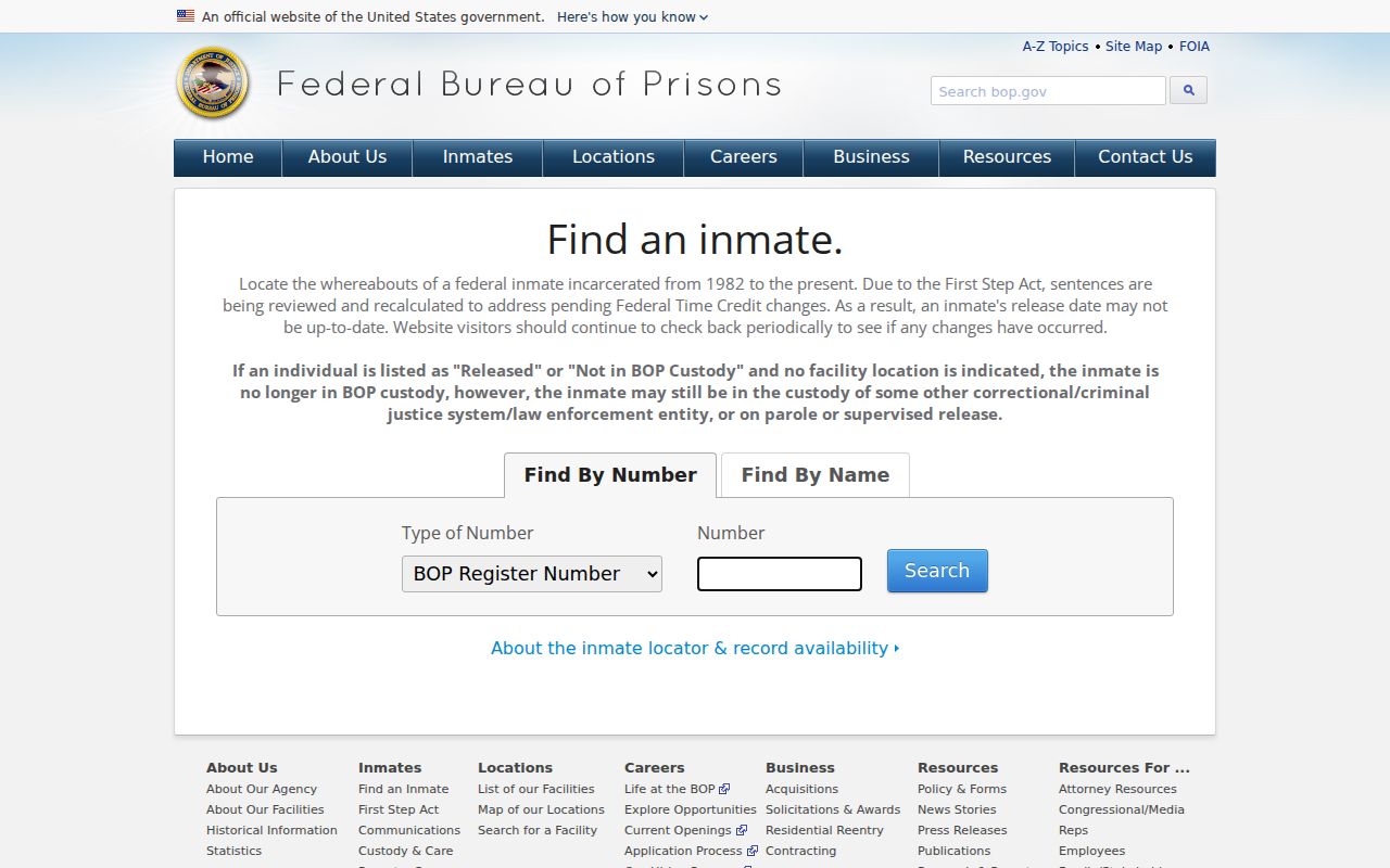 Clay County arrest lookup federal inmate locator