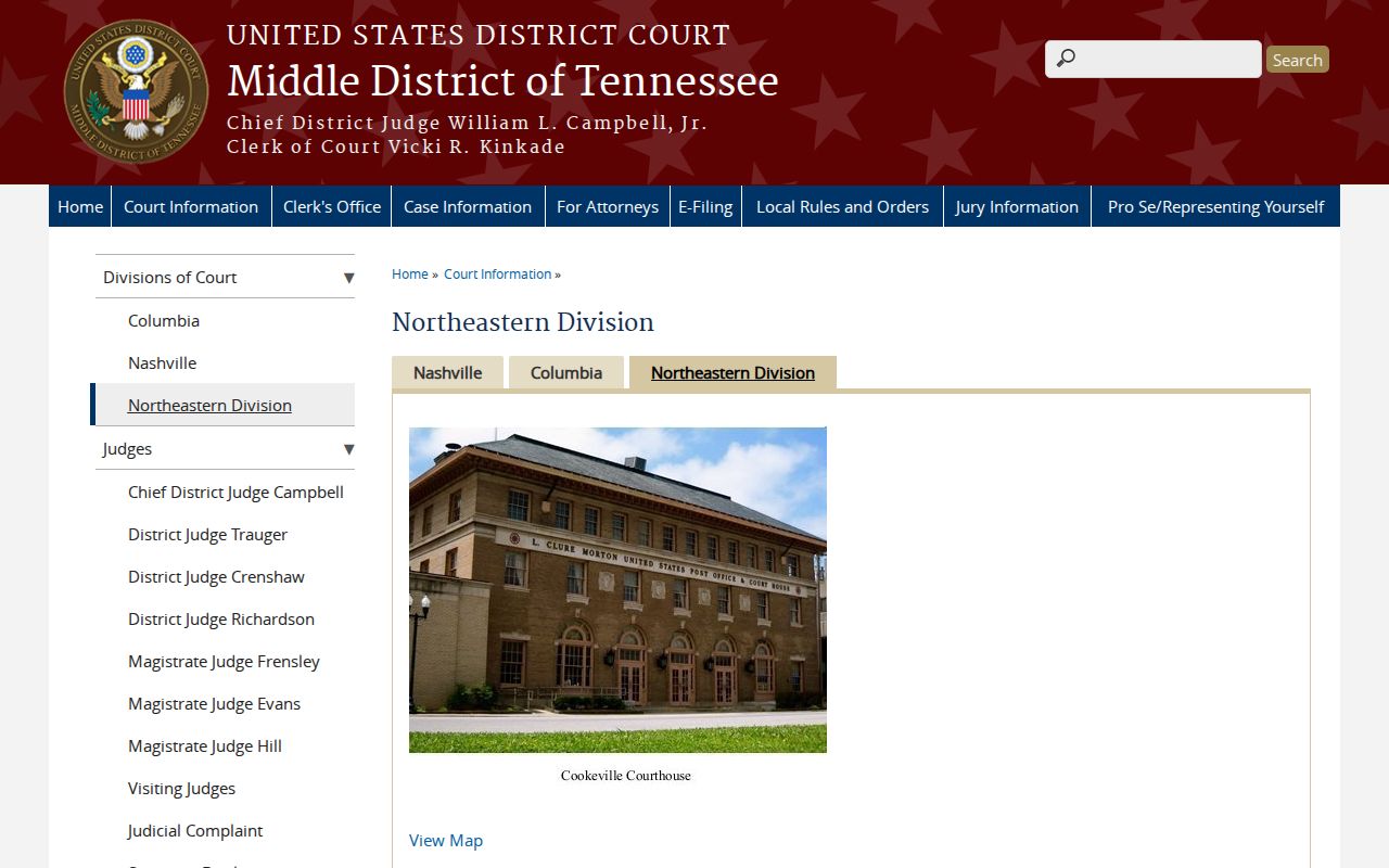 Clay County criminal court cases federal division information