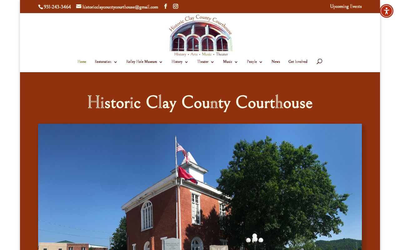 Clay County criminal history historic courthouse in Celina