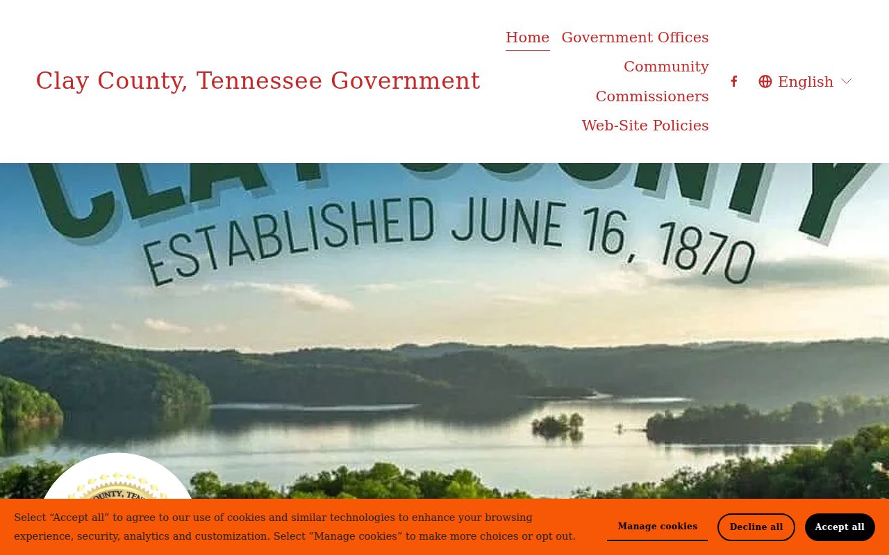 Clay County criminal history government office directory